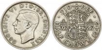 Royaume-Uni 1/2 Crown 1949 - Armoiries, George VI
