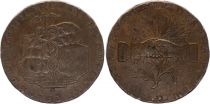 Royaume-Uni 1/2 Penny - Leek Commercial - 1796