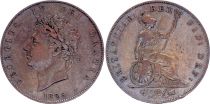 Royaume-Uni 1/2 Penny, George IV - 1827