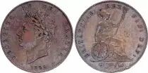 Royaume-Uni 1/2 Penny, George IV - 1827