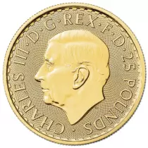 Royaume-Uni 1/4 Once Or ROYAUME-UNI 2023 - Britannia - Charles III - 25 Pounds