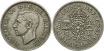 Royaume-Uni 1 Florin (2 Shillings) années 1949-1951 - Armoiries, George VI