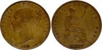 Royaume-Uni 1 Penny - Victoria - Britannia - 1853