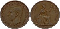Royaume-Uni 1 Penny 1939-1949 - Britannia, George V