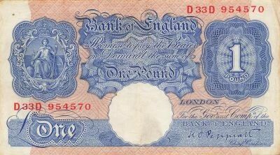 Royaume-Uni 1 Pound - Britannia - ND (1940-1948) - P.367