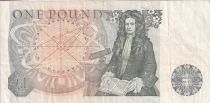 Royaume-Uni 1 Pound - Reine Elisabeth II - Isaac Newton - ND (1978-1980) - P.377a