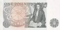 Royaume-Uni 1 Pound - Reine Elisabeth II - Isaac Newton - ND (1978-1980) - P.377a