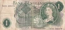 Royaume-Uni 1 Pound - Reine Elisabeth II - ND (1966-1970) - P.374e
