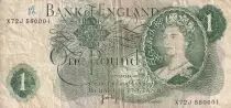 Royaume-Uni 1 Pound - Reine Elisabeth II - ND (1966-1970) - P.374g
