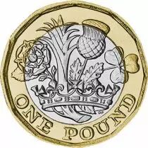 Royaume-Uni 1 Pound 2016 Royaume-Uni - Bim&eacute;tallique