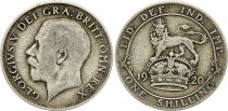 Royaume-Uni 1 Schilling 1920-1923 - Armoiries, George V argent
