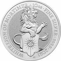 Royaume-Uni 10 Onces Argent Royaume-Uni 2021 - Le Lion Blanc de Mortimer