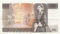 Royaume-Uni 10 Pounds - F. Nightingale - ND (1984-86) - P.379c