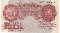 Royaume-Uni 10 Shillings - Britannia - ND (1949-1955)