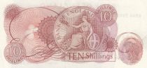 Royaume-Uni 10 Shillings Elisabeth II - Britannia - 1962