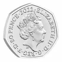 Royaume-Uni 25 ans d\'Harry Potter et de la Pierre Philosophale - 50 Pences 2022 BU Royaume-Uni