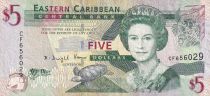 Royaume-Uni 5 Dollars - Elisabeth II - ND (2008) - Série CF - P.378f
