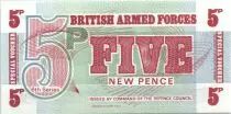 Royaume-Uni 5 New Pence - Imprimeur BWC - 1972