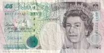 Royaume-Uni 5 Pounds - Elisabeth II - ND (1991-1998) - P.382b