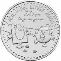 Royaume-Uni 50 ans de Monsieur Madame - 5 Livres 2021 BU Royaume-Uni