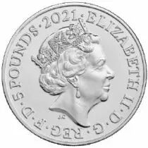 Royaume-Uni 50 ans de Monsieur Madame - 5 Livres 2021 BU Royaume-Uni