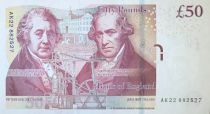 Royaume-Uni 50 Pounds Elisabeth II - M. Boulton - James Watt - 2010 (2011) - P.393b - Série AK