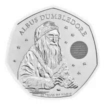 Royaume-Uni Albus Dumbledore - 25 ans d\'Harry Potter et de la Pierre Philosophale - 50 Pences 2023 BU Royaume-Uni