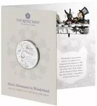 Royaume-Uni Alice au Pays des Merveilles - Le chat du Cheshire - 5 Livres 2021 BU Royaume-Uni