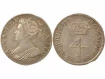 Royaume-Uni Anne - 4 Pence Argent, Maundy - 1706