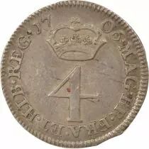 Royaume-Uni Anne - 4 Pence Argent, Maundy - 1706