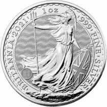 Royaume-Uni Britannia - 1 Once Argent 2021 ROYAUME-UNI