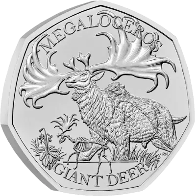 Royaume-Uni Cerf g�ant - 50 Pences 2024 BU
