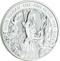 Royaume-Uni Dame Marianne - 1 Once Argent Royaume-Uni 2022
