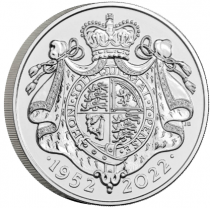 Royaume-Uni Jubilé de Platine de la Reine Elisabeth II  - 5 Pounds 2022 BU Royaume-Uni