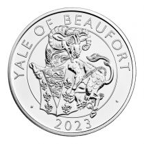 Royaume-Uni Le Bélier de Beaufort - The royal Tudor Beasts  - 5 Pounds 2023 BU Royaume-Uni