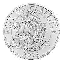 Royaume-Uni Le Taureau de Clarence - The royal Tudor Beasts  - 5 Pounds 2023 BU