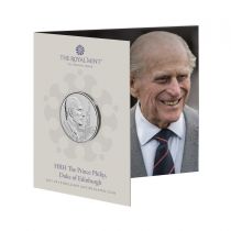 Royaume-Uni Prince Philippe - Duc d\'Edimbourg - 5 Livres 2021 BU Royaume-Uni - In Memoriam 1921-2021