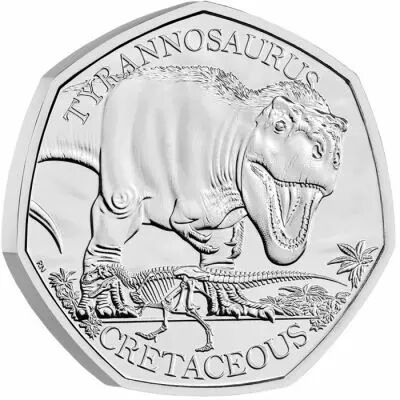 Royaume-Uni T-REX - 50 Pences 2024 BU