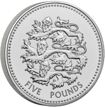 Royaume-Uni Three Lions (Football féminin Angleterre) - 5 Pounds 2023 BU