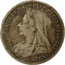 Royaume-Uni Victoria - 3 Pence Argent, Maundy, 3e Portrait - 1901 Londres