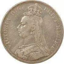 Royaume-Uni Victoria - Couronne Argent, Effigie du Jubilé - 1889 Londres