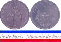 Ruanda 1 Franc - 1977 - Test strike