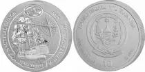 Ruanda 10 Amafaranga - HMS Victory - Silver 1/12 Oz 2025