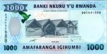 Ruanda 1000 Francs Factory - Doggett&acute;s guenon - 2015