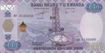 Ruanda 2000 Francs Satellite dish - Coffee - Serial HF - 2014