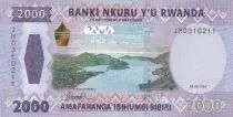 Ruanda 2000 Francs View of Kibuye - Lake Kivu - 2024