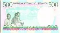 Ruanda 500 Francs -  Gorillas - Schoolchildren - 1998