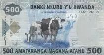 Ruanda 500 Francs Cows - Children - 2013