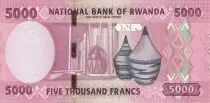 Ruanda 5000 Francs Monument - Two woven baskets - 2024