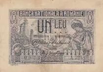 Rumania  1 Leu - Woman - Romulus and Remus - Serial A.725